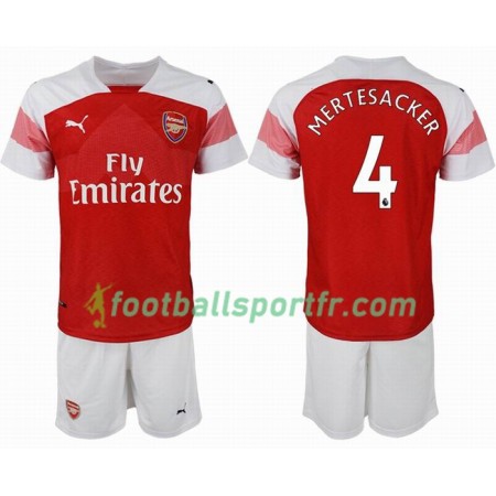 Tenue Arsenal MERTESACKER 4 Enfant Domicile 2018-2019 Maillot de Foot